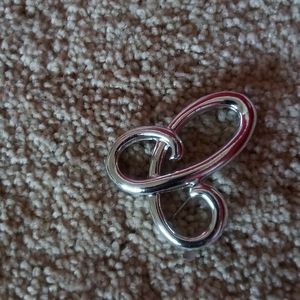 Vintage cursive  initial 'C' lapel/sweater brooch